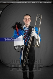 Senior Banners: West Henderson Marching Band (BRE_4079)