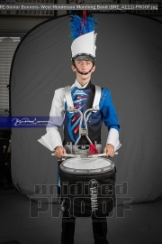 Senior Banners: West Henderson Marching Band (BRE_4111)