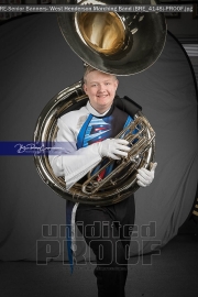 Senior Banners: West Henderson Marching Band (BRE_4148)
