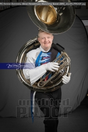 Senior Banners: West Henderson Marching Band (BRE_4149)