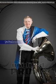 Senior Banners: West Henderson Marching Band (BRE_4161)