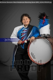 Senior Banners: West Henderson Marching Band (BRE_4194)