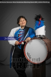Senior Banners: West Henderson Marching Band (BRE_4200)