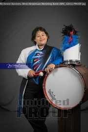 Senior Banners: West Henderson Marching Band (BRE_4201)