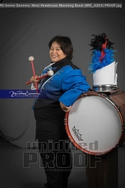 Senior Banners: West Henderson Marching Band (BRE_4203)