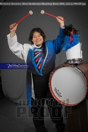 Senior Banners: West Henderson Marching Band (BRE_4211)