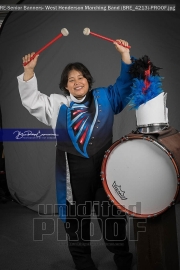 Senior Banners: West Henderson Marching Band (BRE_4213)