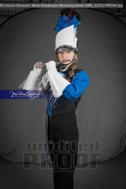 Senior Banners: West Henderson Marching Band (BRE_4231)