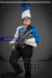 Senior Banners: West Henderson Marching Band (BRE_4271)