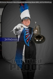 Senior Banners: West Henderson Marching Band (BRE_4275)