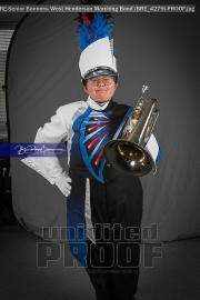 Senior Banners: West Henderson Marching Band (BRE_4279)