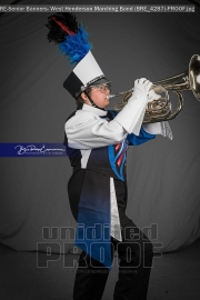 Senior Banners: West Henderson Marching Band (BRE_4287)