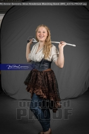 Senior Banners: West Henderson Marching Band (BRE_4375)