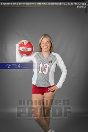 Senior Banners HHS Girls Volleyball (BRE_0414)