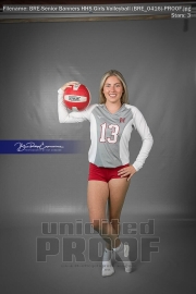 Senior Banners HHS Girls Volleyball (BRE_0416)