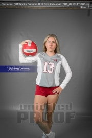 Senior Banners HHS Girls Volleyball (BRE_0419)