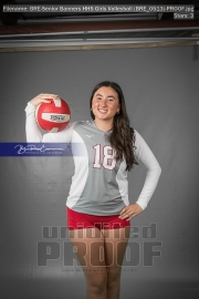 Senior Banners HHS Girls Volleyball (BRE_0513)