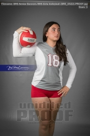 Senior Banners HHS Girls Volleyball (BRE_0522)