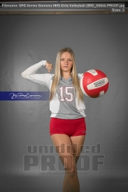 Senior Banners HHS Girls Volleyball (BRE_0564)