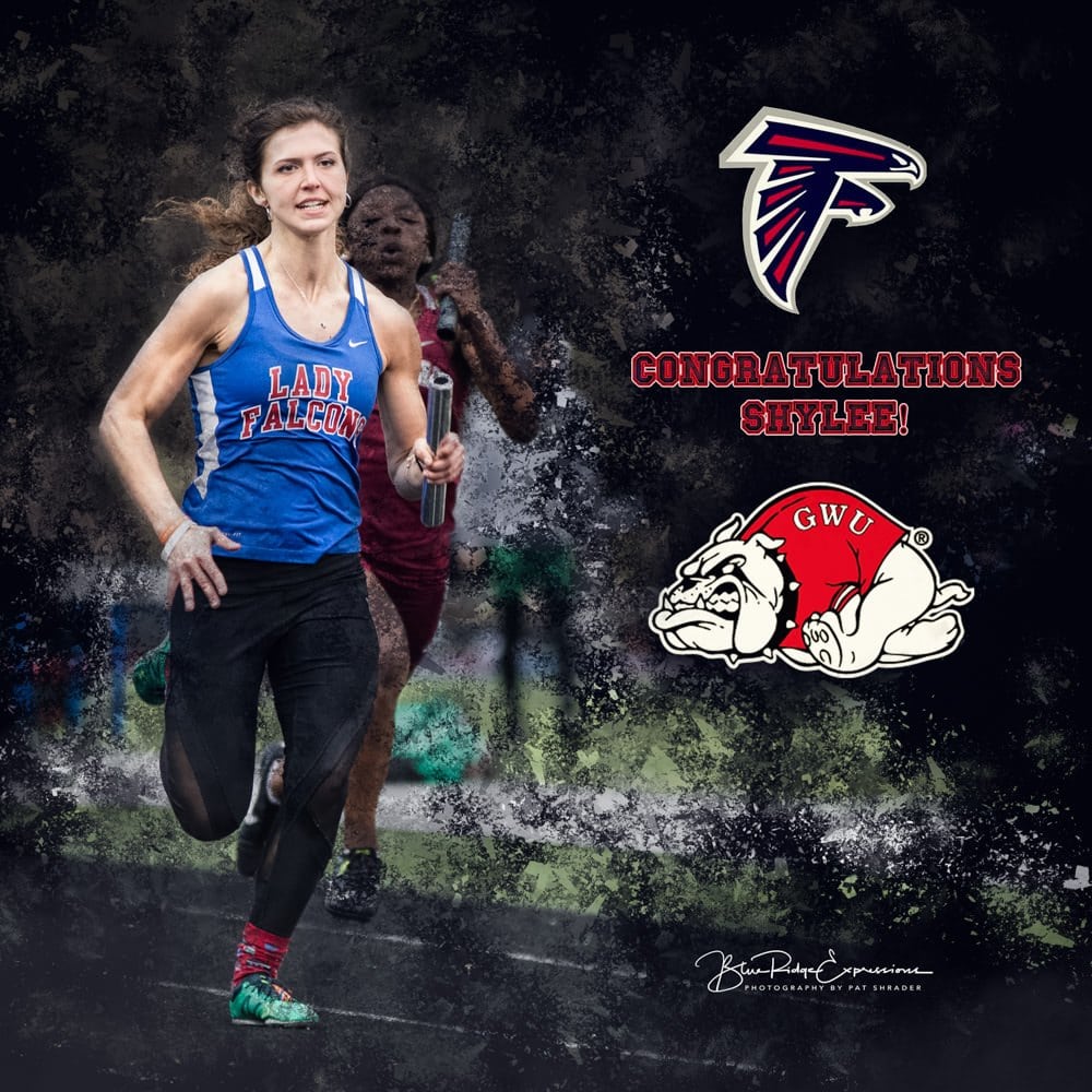 You better look fast, because this young woman is heading places fast! Shylee is heading to Gardner Webb to continue her running career, and I am certain she will continue to leave the competition in the dust at the next level! Congratulations @hi.im.shy!
