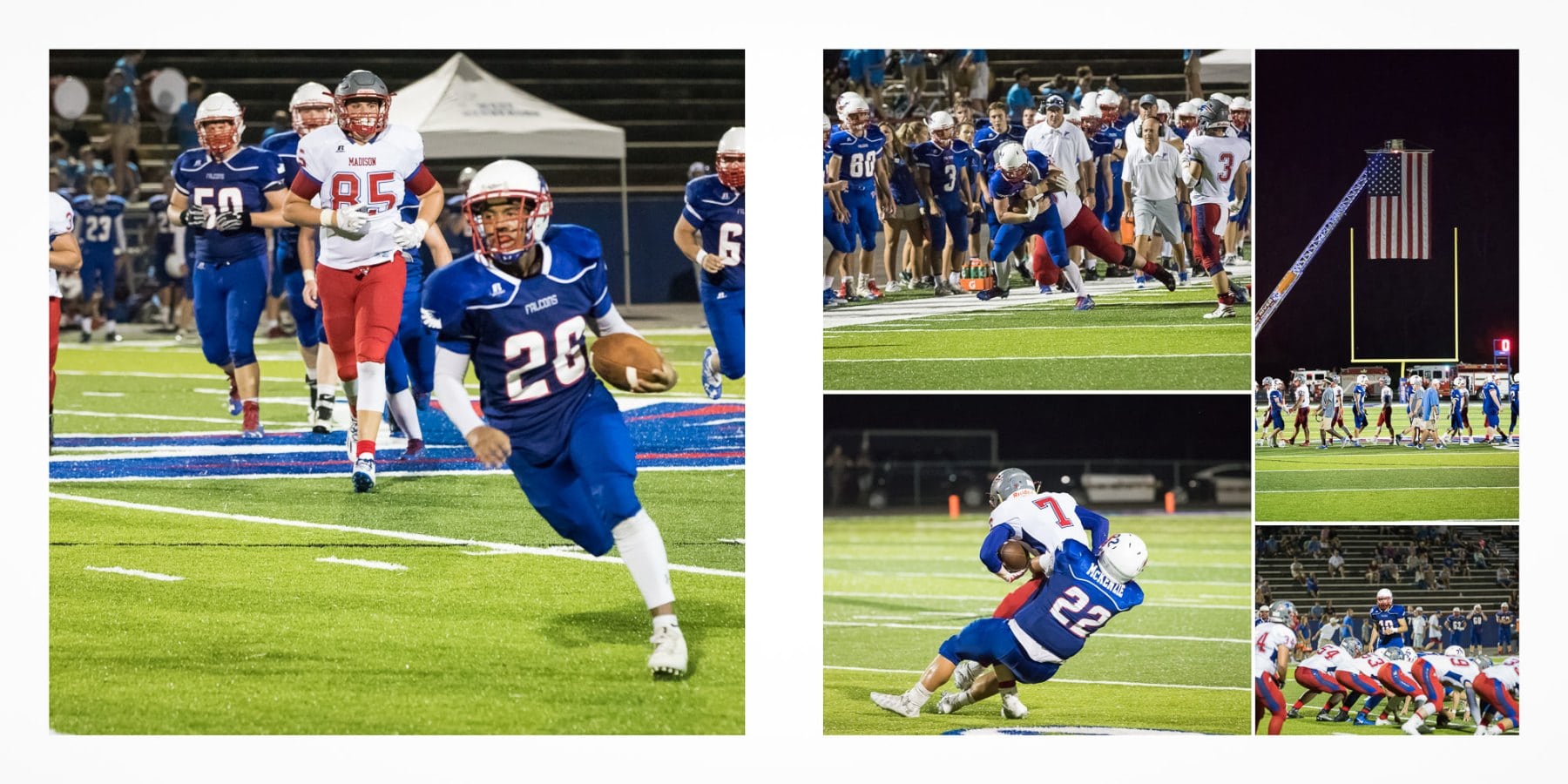 West Henderson High School Football Memory Book example by Blue Ridge Expressions.