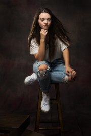Studio Portrait Model Session with Avery