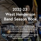 2022-23 Season Books - WHHS Band