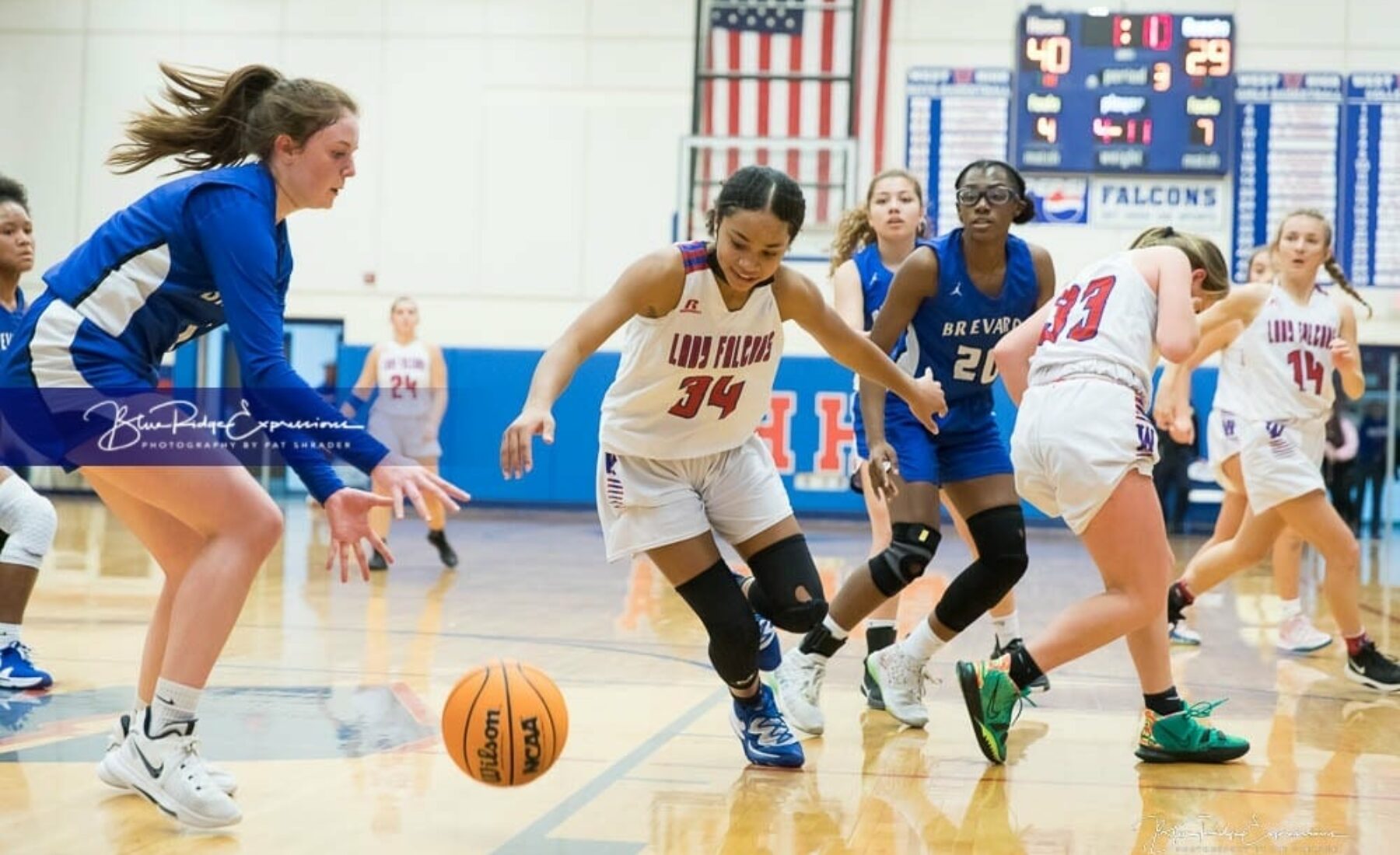 West Henderson Girls Basketball Defeats Brevard