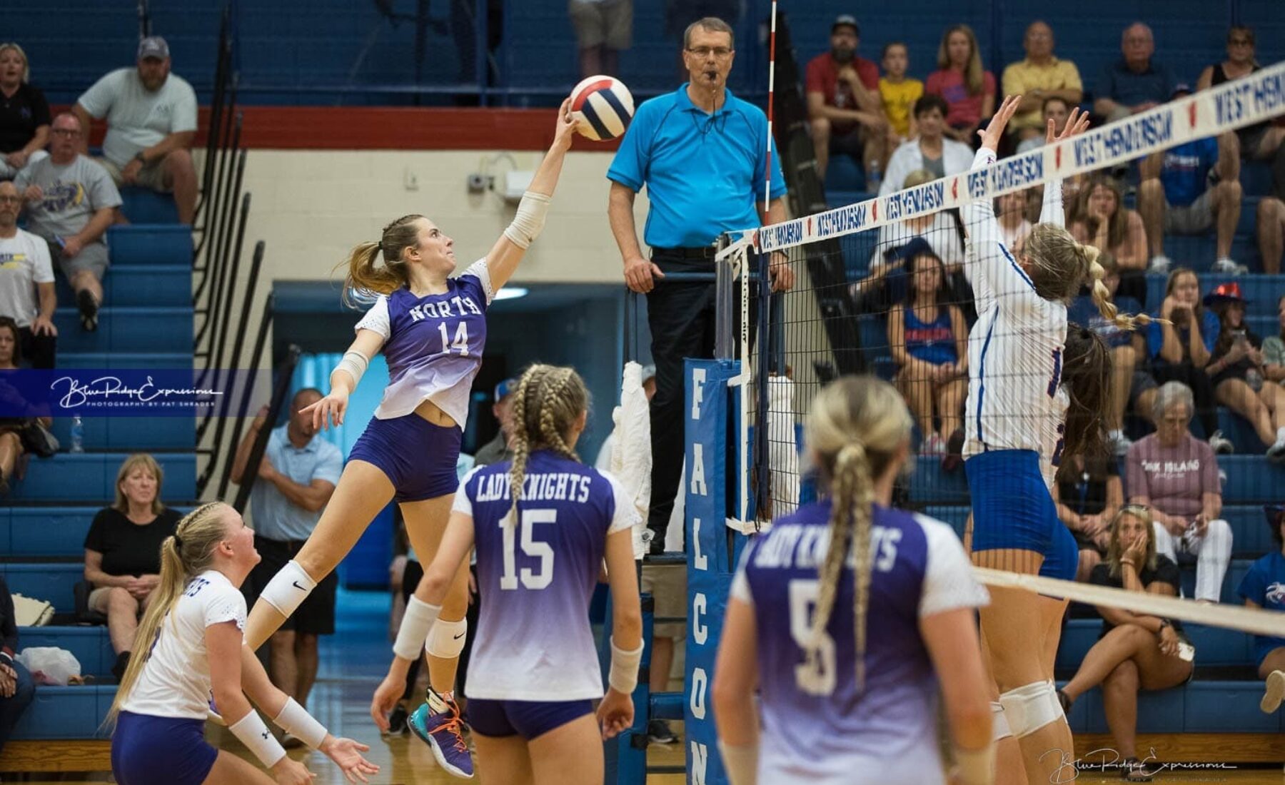 County Rivalry. Meets Expectations. North at West Volleyball