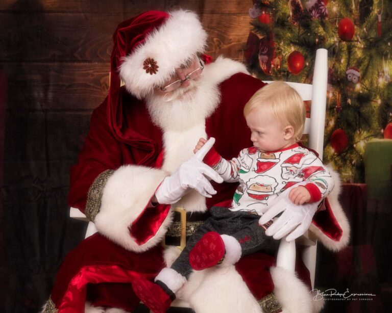 Santa Visits Mills River United Methodist Church!