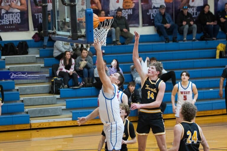 West’s Falcons get Big Victory over Tuscola in Boys Basketball