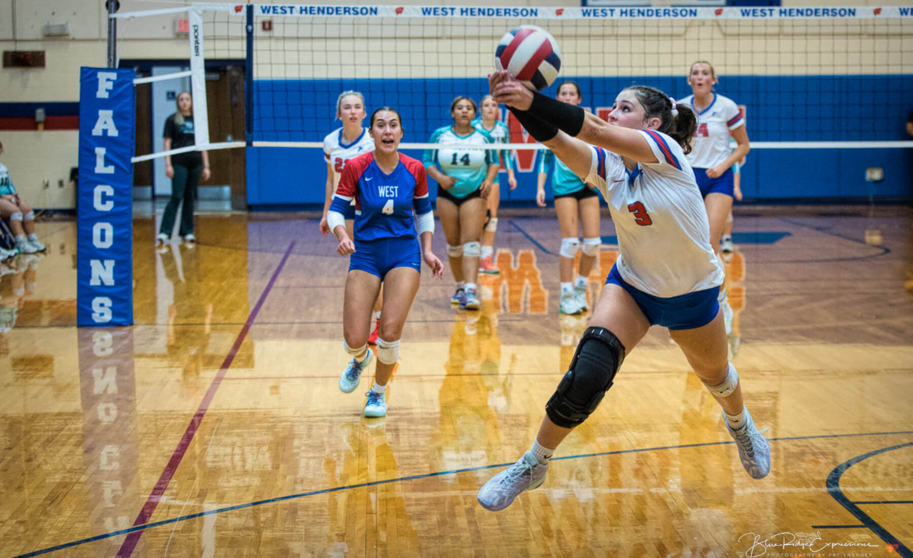 Round 2 West Henderson Volleyball Action