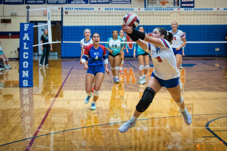 Round 2 West Henderson Volleyball Action