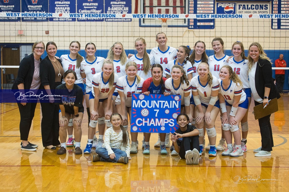 2024-25 Conference Champs: West Henderson Volleyball